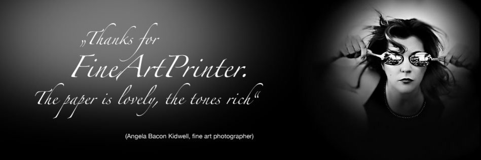 Angela Bacon Kidwell, Fotografin & FineArtPrinter Leser 