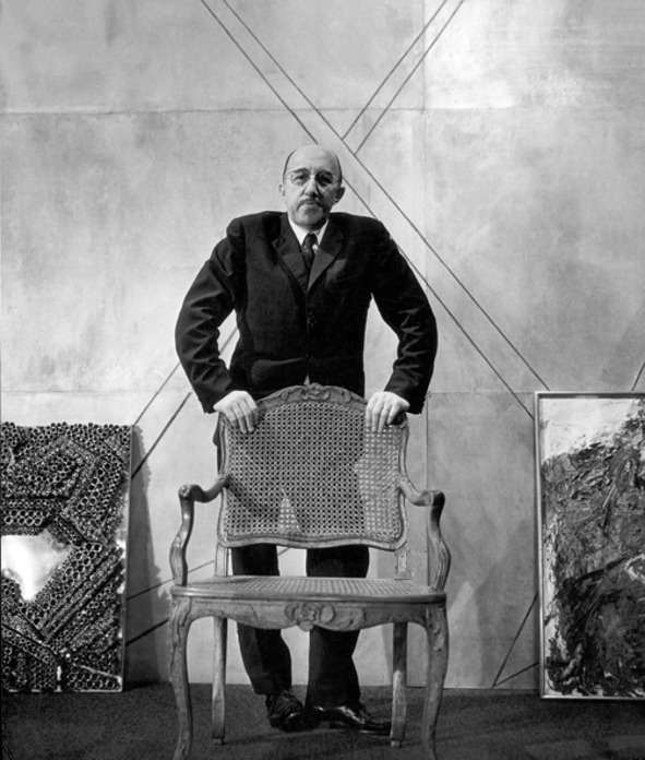 Robert Häusser, Der Kunsthändler Paul Facchetti, 1964, Foto: ©Robert Häusser – Robert-Häusser-Archiv in den Reiss-Engelhorn-Museen Mannheim