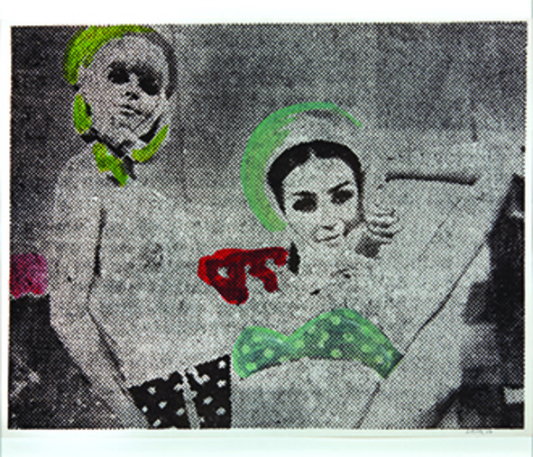 Sigmar Polke, Freundinnen II, 1967. © The Estate of Sigmar Polke, Cologne, VG Bild-Kunst, Bonn 2016, Photo baumann fotostudio gmbh.