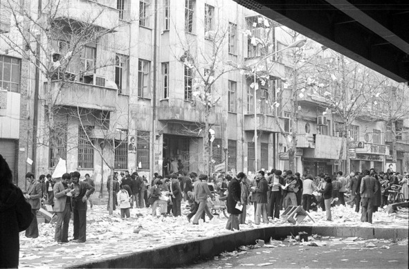 BAHMAN JALALI: Iran_Revolution_Police-Station