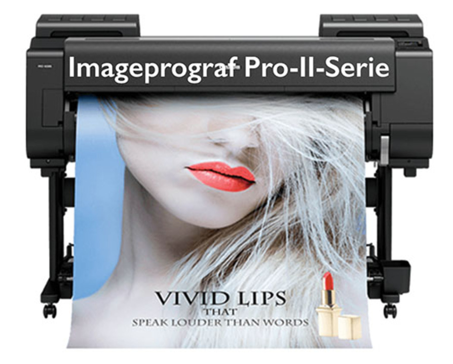 Speziell die 12-Farb-Modelle der neuen Imageprograf Pro-II-Serie sind für die Fotoproduktion hervorragend geeignet