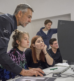 Gäste bei FineArtPrinter: Schüler der Meisterklasse Fotografie