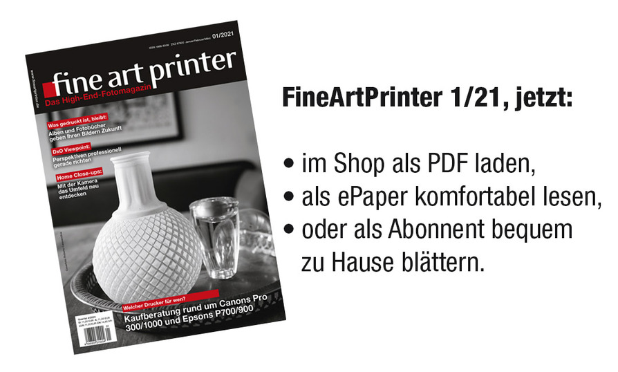 FineArtPrinter 1/21 gibt es nur noch im Direktbezug, nicht mehr am Kiosk