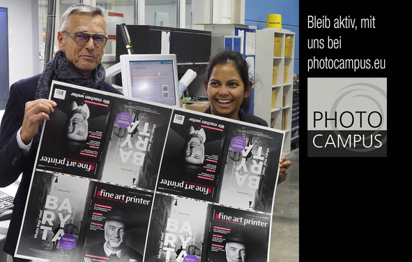 Bleib aktiv, mit photocampus.eu. Das ist der Appell, den FineArtPrinter-Chefredakteur Hermann Will an die Leser des Magazins richtet