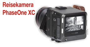 Die Reisekamera des dänischen Kamera-Hersteller Phase One ist mit einem nicht wechselbaren Rodenstock HR Digaron-S 23mm f/5.6 Objektiv ausgestattet.