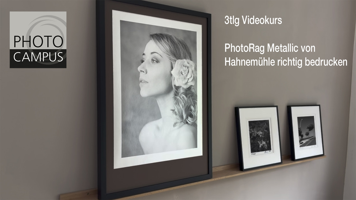 Richtige Bildaufbereitung vorausgesetzt, eignet sich Hahnemühle PhotoRag Metallic für alle Motivkategorien. Worauf es letztlich ankommt erklärt Hermann Will im Video-Kurs