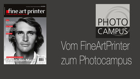 Alecander Zverev, fotografiert von Mike Meyer ziert das Cover der vorletzten Ausgabe von FineArtPrinter. Die Website photocampus.eu ist seit wenigen Tagen als Beta-Version freigeschaltet.